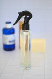 Flacon après shampoing maison