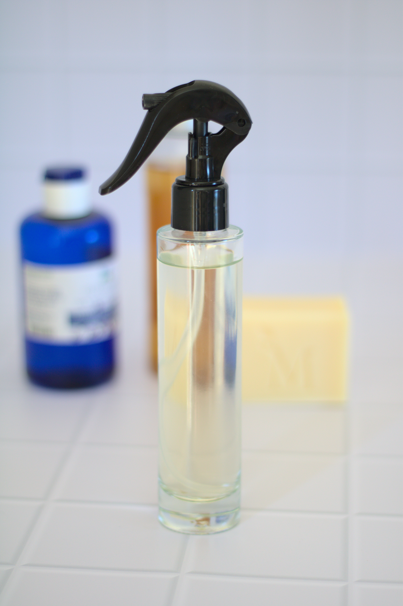 Flacon après shampoing maison